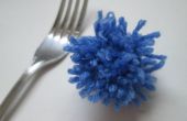 Mini-Gabel Pompons