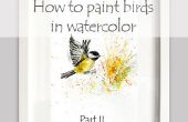 Wie man Vögel in Aquarell zu malen. Teil II