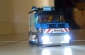 LEGO Polizeiwagen mit echten Lichtern