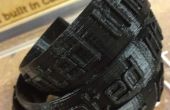 3D gedruckt Armbänder "Ich gedruckt dies" mit Schriftzug hob