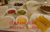 Koriander Reis Burrito Buffet: DIY Chipotle