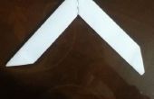 Origami Papier Bumerang zurück fliegt! 