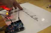Schalten Sie eine Bleistiftzeichnung in ein kapazitiver Sensor für Arduino