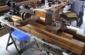 Hausgemachte Holzbearbeitung Drehmaschine
