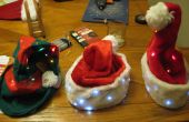Weihnachten Weihnachtsmann und LED Elfenhüte