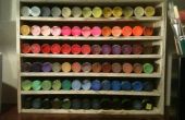 DIY Handwerk Farbe Organizer Display aus Altholz