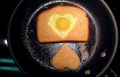 Herz Brot Toast Ei