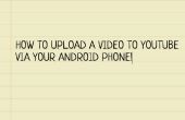 Upload A Video auf YouTube per Android-Handy