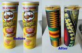 Wiederverwendung von Pringles Behälter