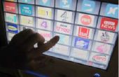 TV und DVDs zugänglich - großen Touchscreen Controller machen