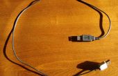 Stecker-Stecker-A auf ein USB-Kabel