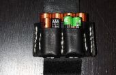 [Bearbeiten] Gürtel Batterie Halter aus alten LEATHER WALLET