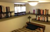 Doppelte Wand gebogen Bücherregal