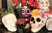 Fünf Halloween Skull Baumärkte