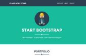 Erstellen einer einfachen Online-Portfolio mit einer BootStrap-Vorlage