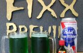 Machen grüne Bier zu Hause für St. Patricks Day