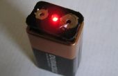 Einfache LED-Taschenlampe - hergestellt aus recyceltem Batterie
