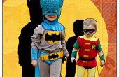Klassischen Batman und Robin Kids' DIY Kostüme