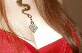 Steampunk QR Code Halskette