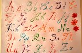 Handschrift-Tutorial - Alphabet in Farben