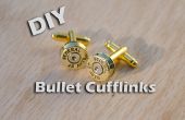 DIY-Brass Bullet Manschettenknöpfe