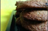 Kandierten Ingwer Cocoa Nib Cookies mit Nüssen