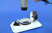 Papier Kaffeetasse fliegenden & kontrollierte Modelle von Hovercrafts