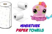 Miniatur-Puppe Papierhandtücher Diy