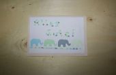 Elefant-Karte für jeden Anlass