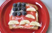 Amerikanische Flagge Toast (4. Juli Rezept)