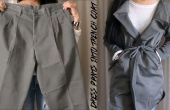 DIY-Kleid Hose in Trenchcoat