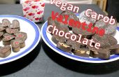 Valentine vegane Schokolade Rezept - einfache - 2-Zutaten! 