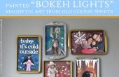 Malte "Bokeh Lights" magnetische Kunst (aus alten Cookie Blatt)