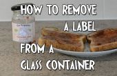 Einfache Möglichkeit, Etiketten aus Glas entfernen