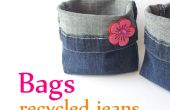 DIY Handwerk: Taschen recycelt Jeans (sehr einfach) - Innova Handwerk