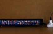 Arduino (SPI) 7 Bi-Color-LED-Matrix Scrolling Textdisplay