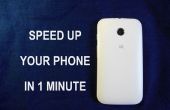 Beschleunigen Sie Ihr Telefon in 1 Minute