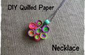 DIY-Quilled Papier Halskette