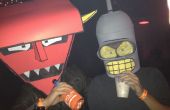 Bender und Roboter-Teufel aus Futurama