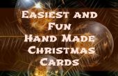 Einfachsten und Spaß Hand Made Weihnachtskarten