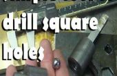 Einfaches Werkzeug, um quadratische Löcher bohren