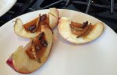 Salzige Bug, Karamell gefüllte Äpfel