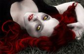 Pixlr-Transformation: Vampir Babe