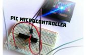 Wie kann man eine PIC-Mikrocontroller mit Led blinken? 