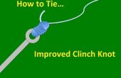 Angeln Knoten: Gewusst wie: verbesserte Clinch-Knoten zu binden