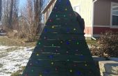 Palette Weihnachtsbaum mit LED