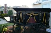 Antikes Pferd gezogenen Leichenwagen - Halloween Prop Replica