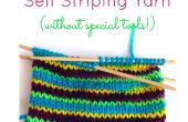 Wie man färben selbst Striping Garn (ohne Spezialwerkzeug!) 