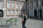 Elektro-Fahrrad mit Batterien im Rahmen