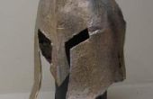 Machen eine spartanische Helm